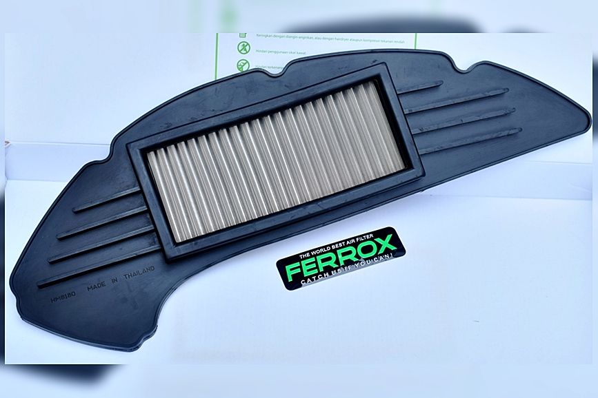 Filter Udara Ferrox Buat Yamaha Aerox 155 Connected Dirilis, Harga Rp 550 ribu