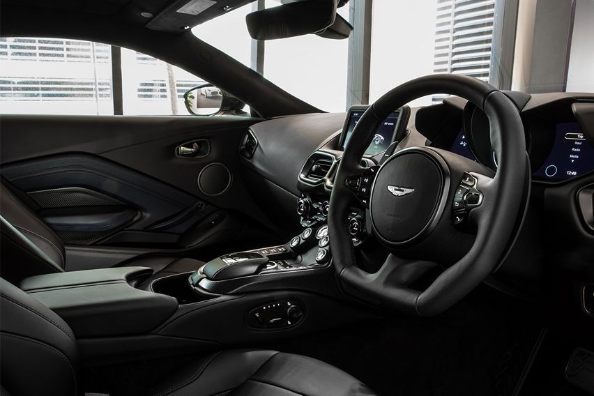 Aston Martin Vantage Dark Knight Edition interior