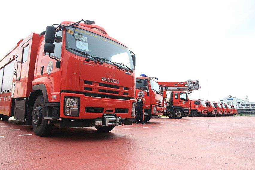 BFP continues fleet modernization as Isuzu PH turns over fire trucks, emergency vehicles