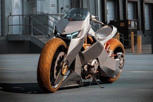 A motorcycle concept that looks like a Lamborghini 