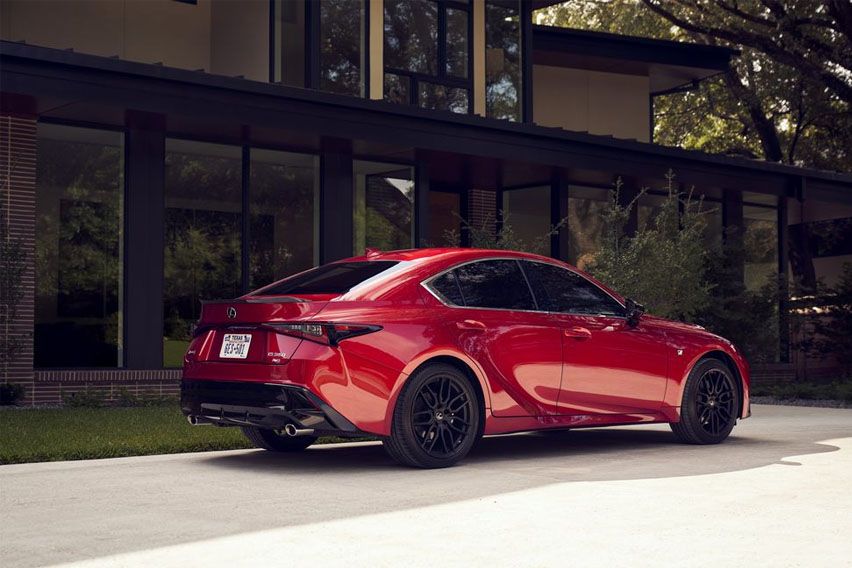 2021 Lexus IS rear side