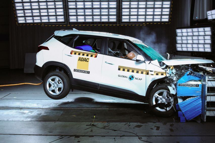 India-spec Kia Seltos scores 3 stars In Global NCAP safety test