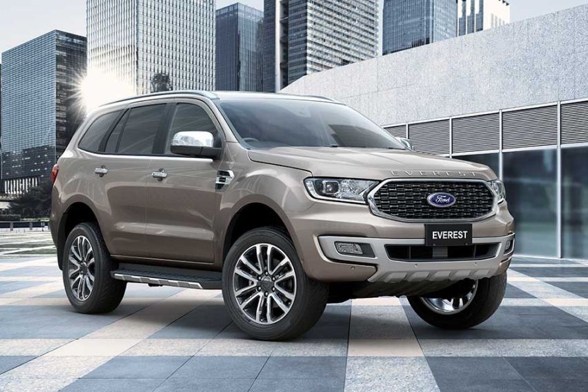 2021 Ford Everest launched in Thailand with a honeycomb grille 