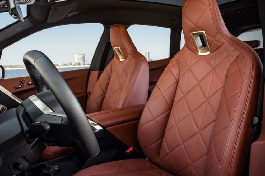BMW iX electric SUV seats