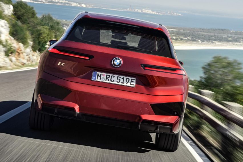 BMW iX electric SUV rear