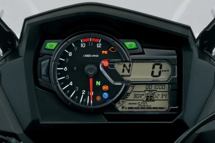 2021 Suzuki V-Strom 650XT instrument cluster
