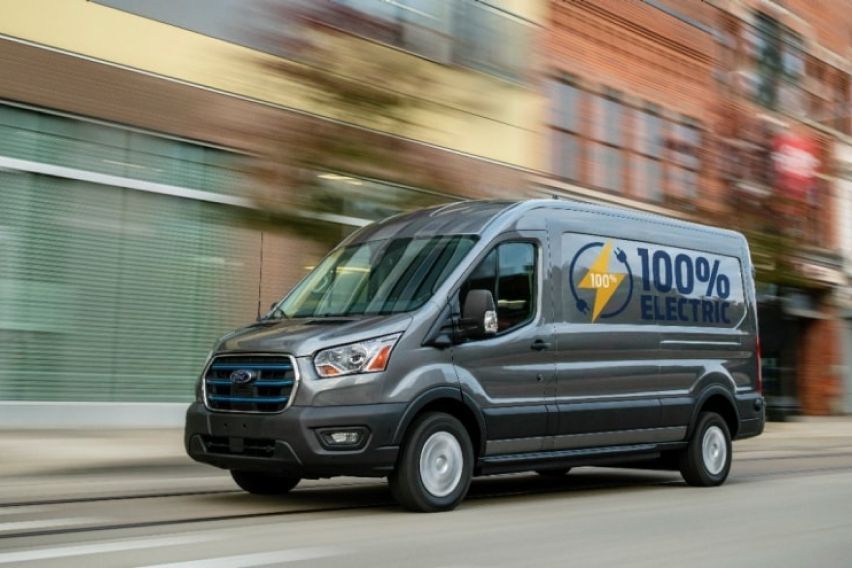 Meet Ford’s first electric commercial vehicle, the E-Transit