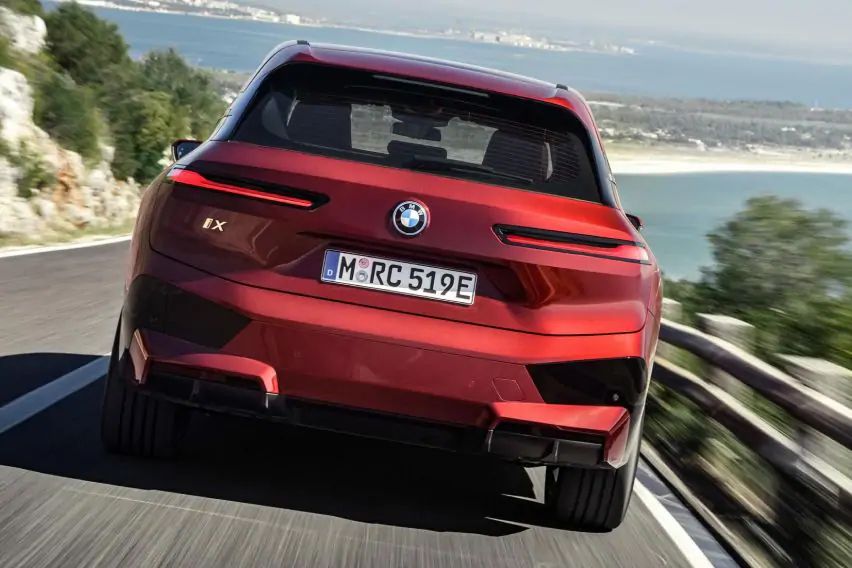 BMW iX electric SUV rear