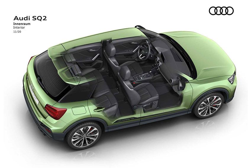 Audi SQ2 facelift cabin