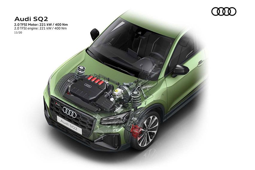 Audi SQ2 facelift engine