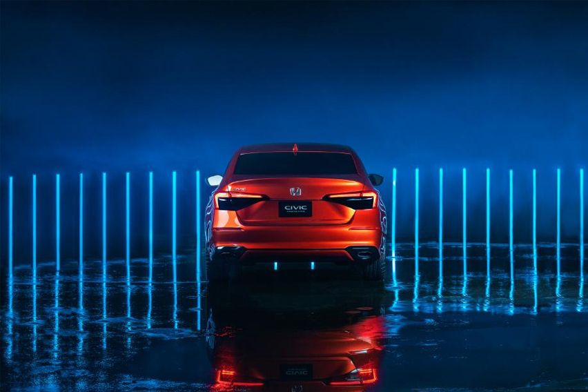 2022 Honda Civic prototype rear