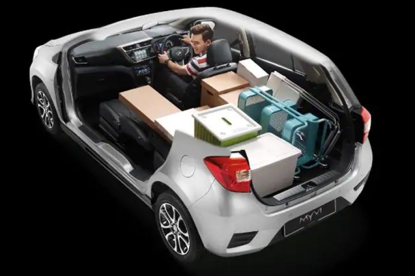 Perodua Myvi seating layout