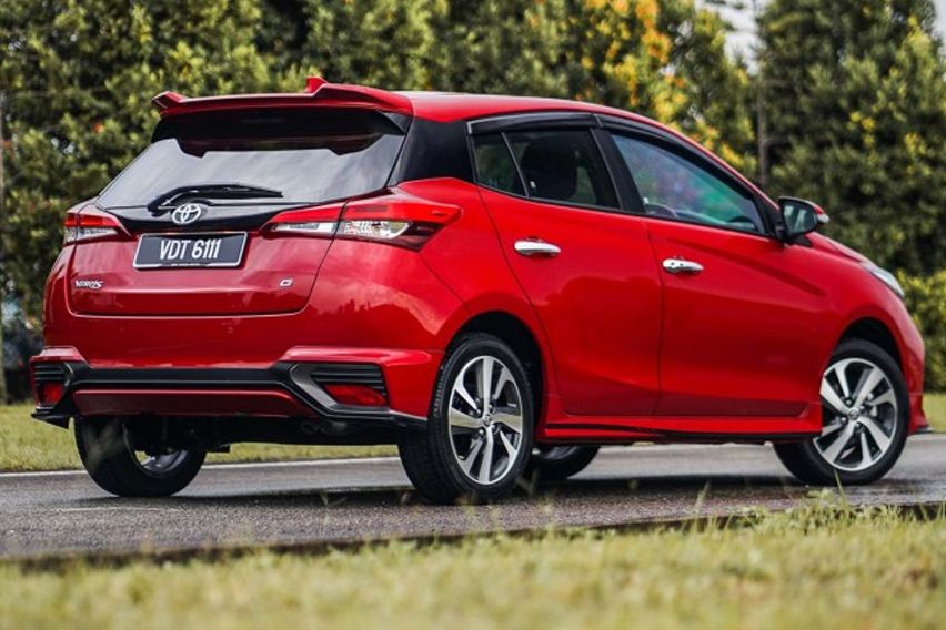 2020 Toyota Yaris rear