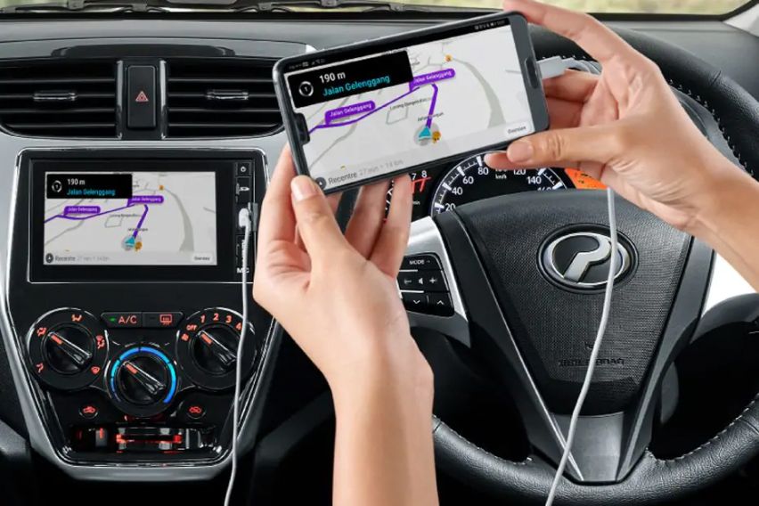 Perodua Axia infotainment system