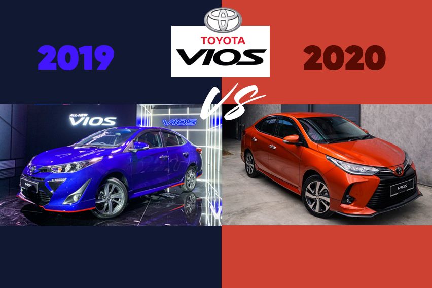 Toyota Vios: 2019 vs. 2020 model 