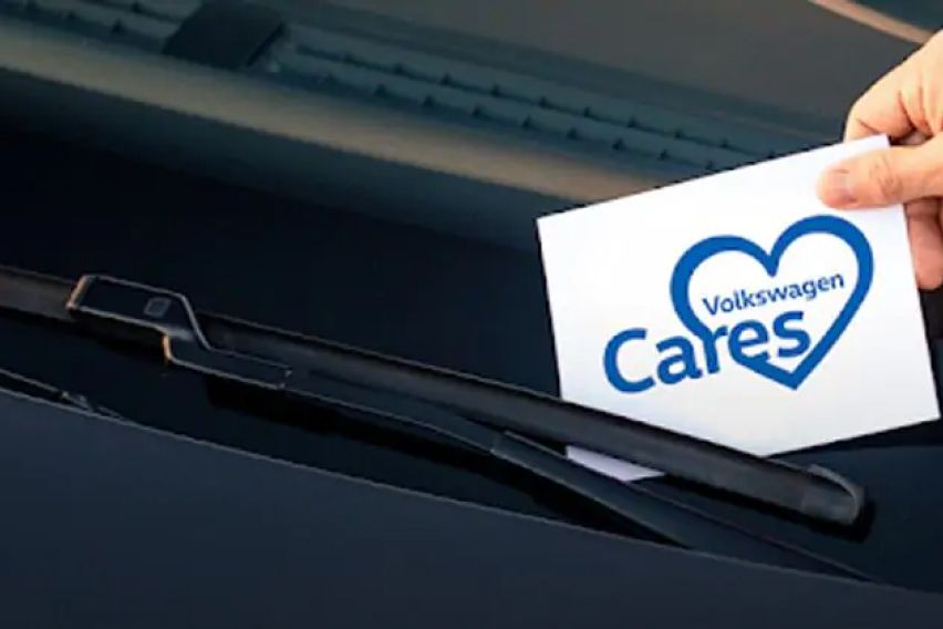 Volkswagen Cares logo