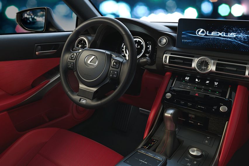 2021 Lexus IS inside