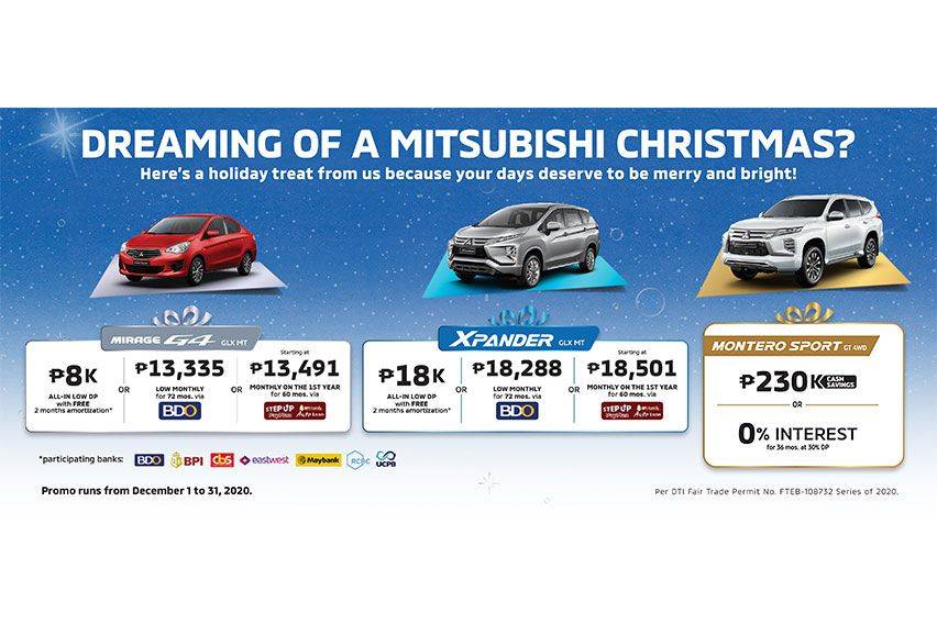 Mitsubishi PH announces upgraded holiday deals