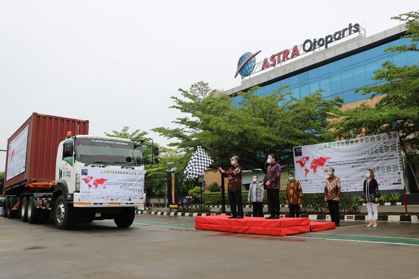 Dilepas Presiden Jokowi, Group Astra Dukung Ekspor ke Pasar Global