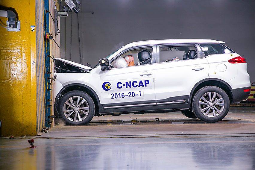 Geely Azkarra gets top safety rating from C-NCAP