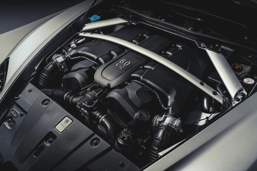 Aston Martin Vantage V12 Zagato Heritage Twins engine