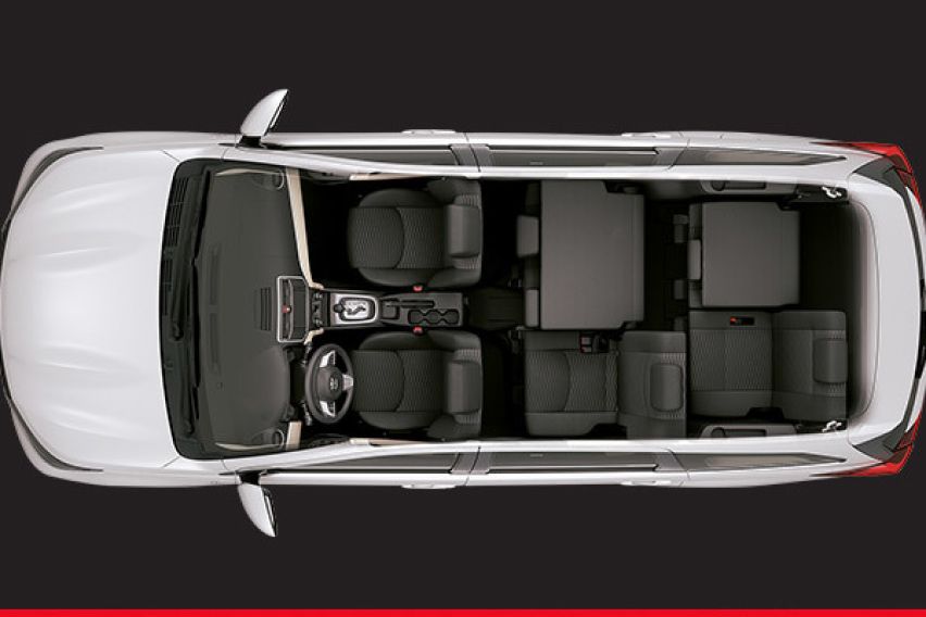 Toyota Rushflexible seating arrangement