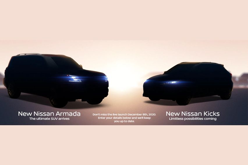 Nissan teases 2021 Armada and Kicks for the US market