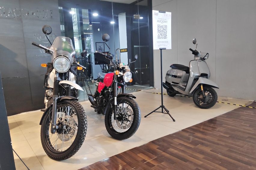 Lelang motor IIMS Motobike Hybrid Show 2020