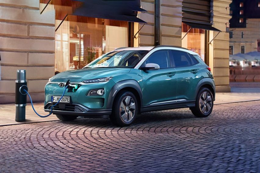 Hyundai Kona EV front
