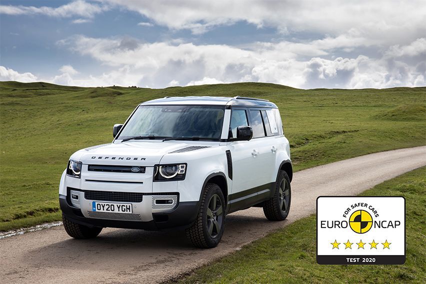 Land Rover Defender receives 5-star safety rating from Euro NCAP