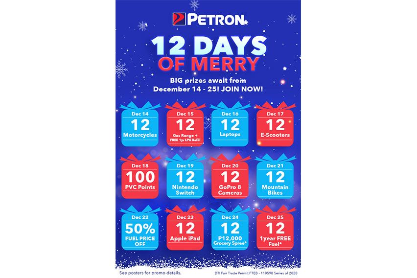 Petron celebrates Christmas season with '12 Days of Merry'