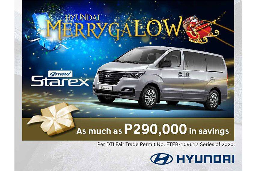 Hyundai PH offers easy Starex ownership with 'MerrygaLOW' promo