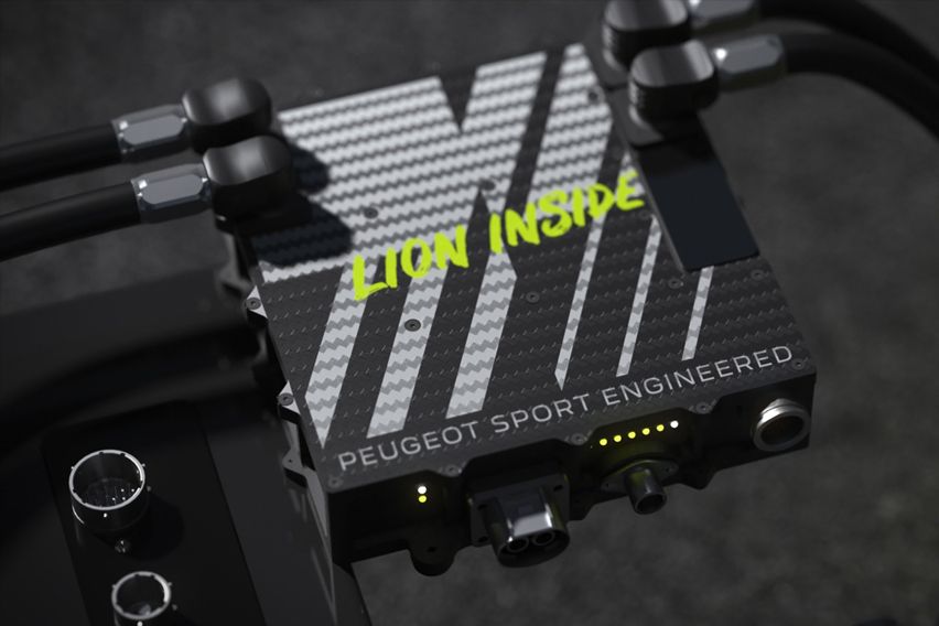 Peugeot HYBRID4 500 KW powertrain