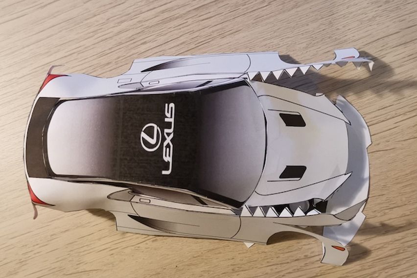 Lexus LFA paper model
