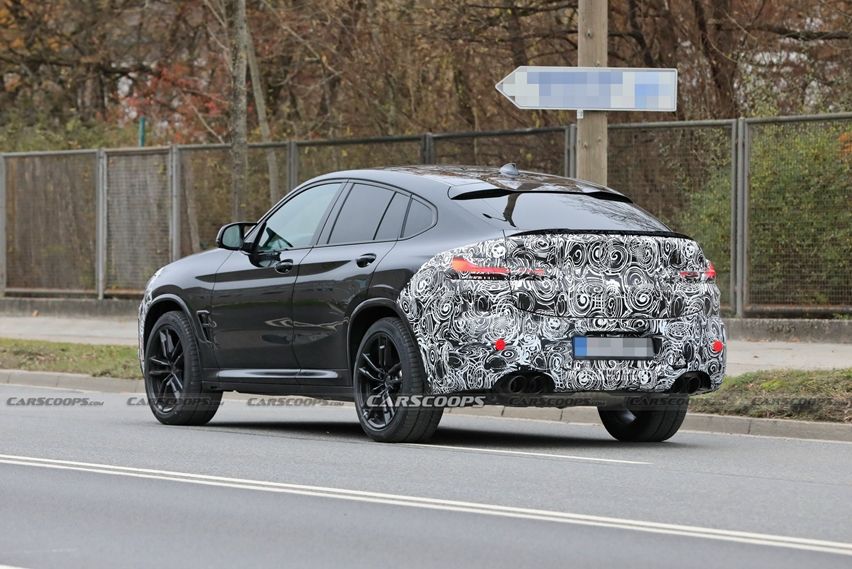 Spyshots BMW X4 M facelift