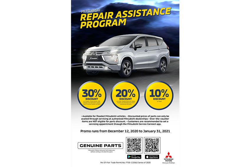 Mitsubishi Repair Assistance Program