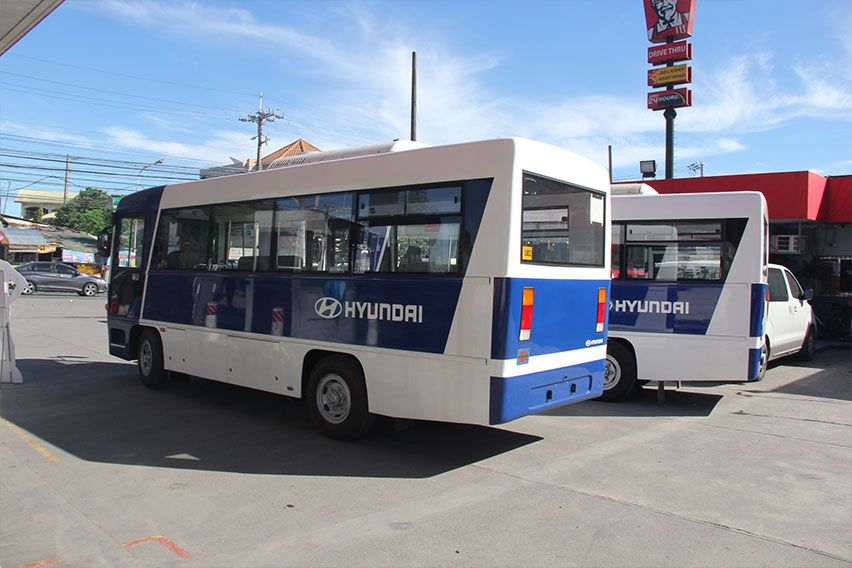 Hyundai modern jeepneys