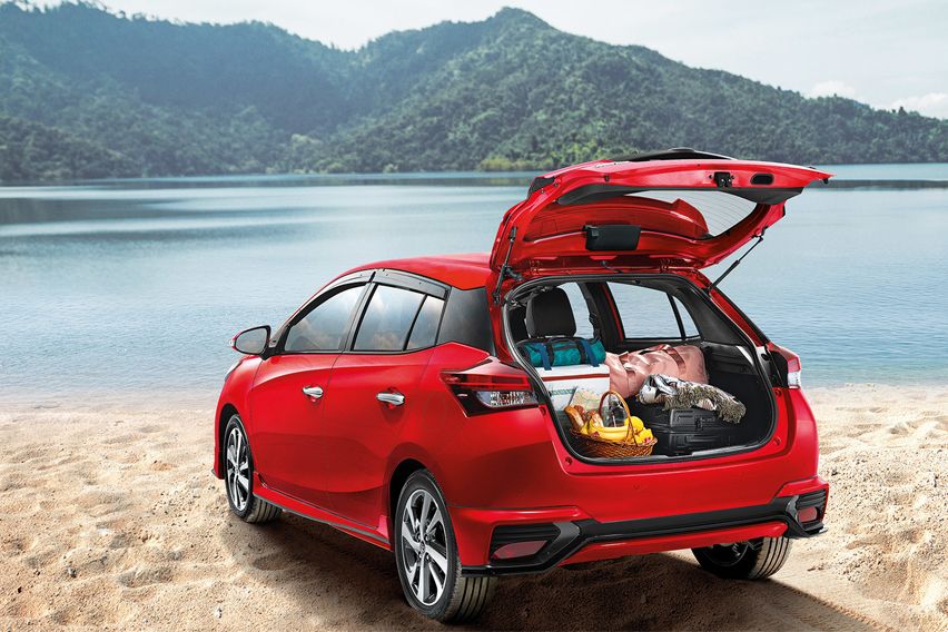 2021 Toyota Yaris boot space