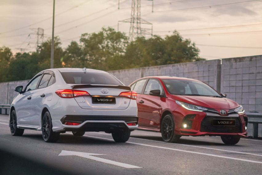 Toyota Vios GR-S front and rear