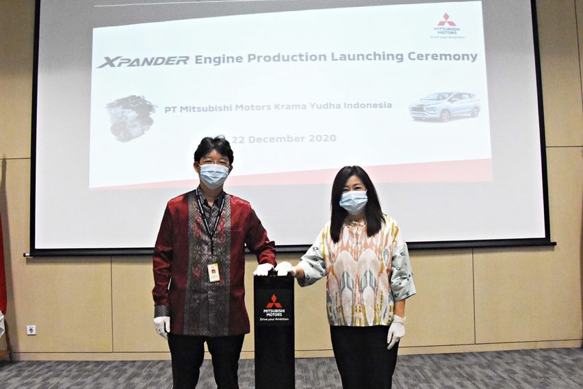 Produksi mesin Xpander di Indonesia