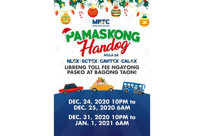 MPTC gifts toll-free travel during Christmas, New Year
