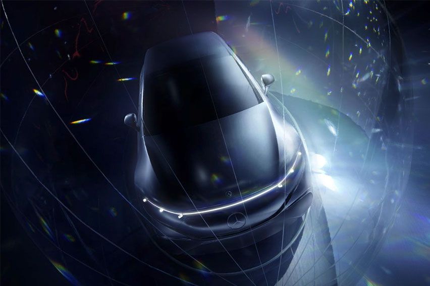 Mercedes-Benz EQS with MBUX Hyperscreen