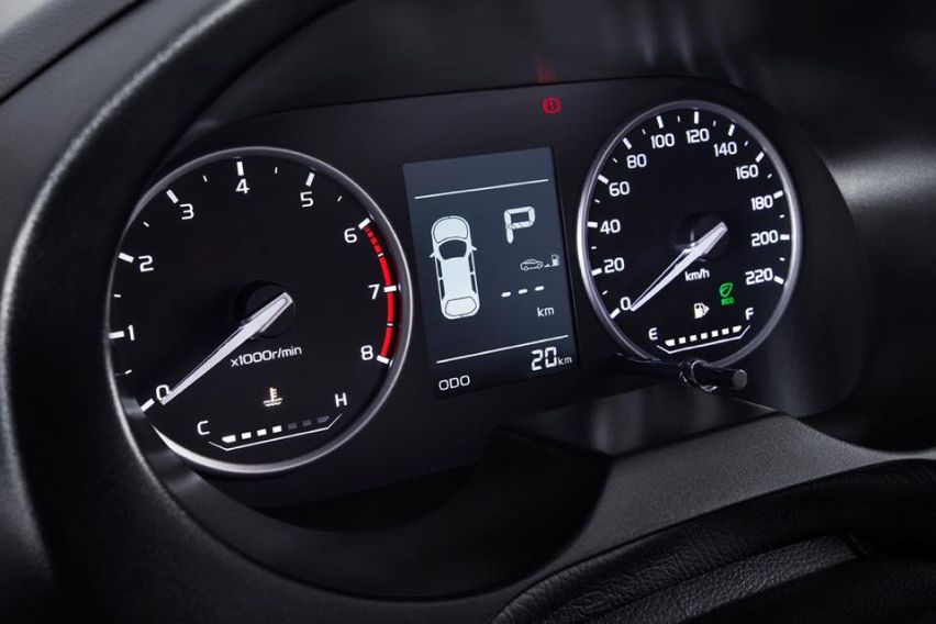 2021 Proton Saga instrument cluster