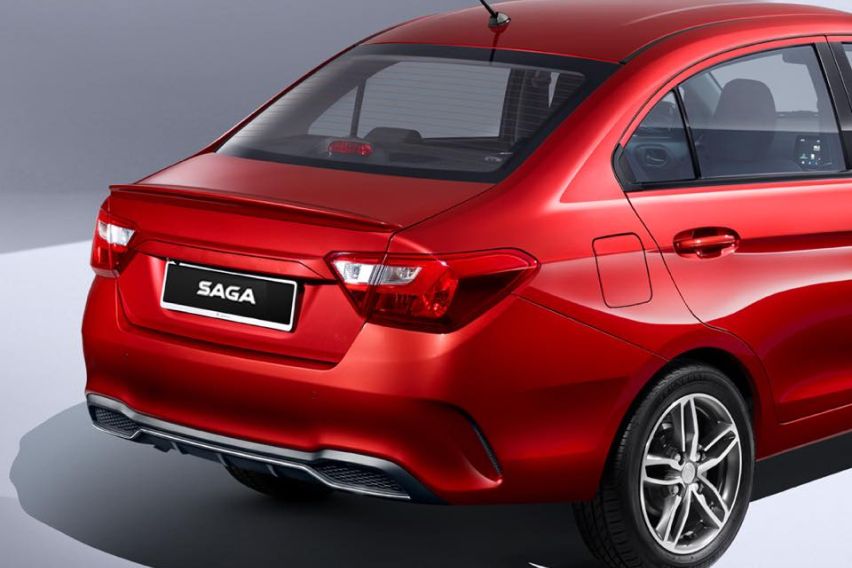 2021 Proton Saga rear