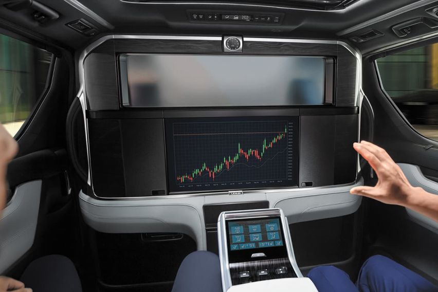 Lexus LM 350 26-inch screen