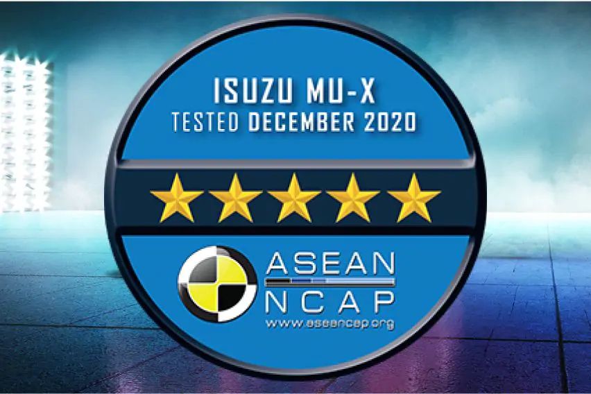 Isuzu MU-X ASEAN NCAP safety rating