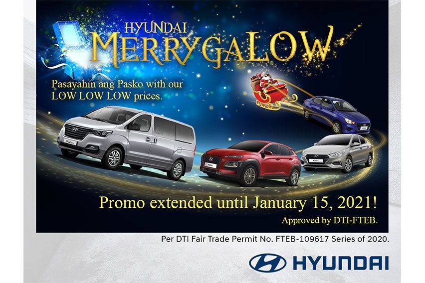 Hyundai PH extends 'MerrygaLOW' deals to next year
