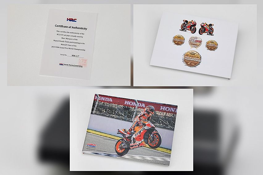 Silencer knalpot Honda RC213V Marc Marquez