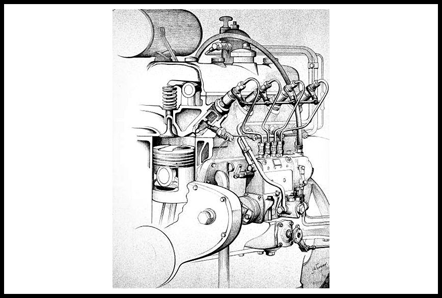 gambar Mesin diesel 260 D