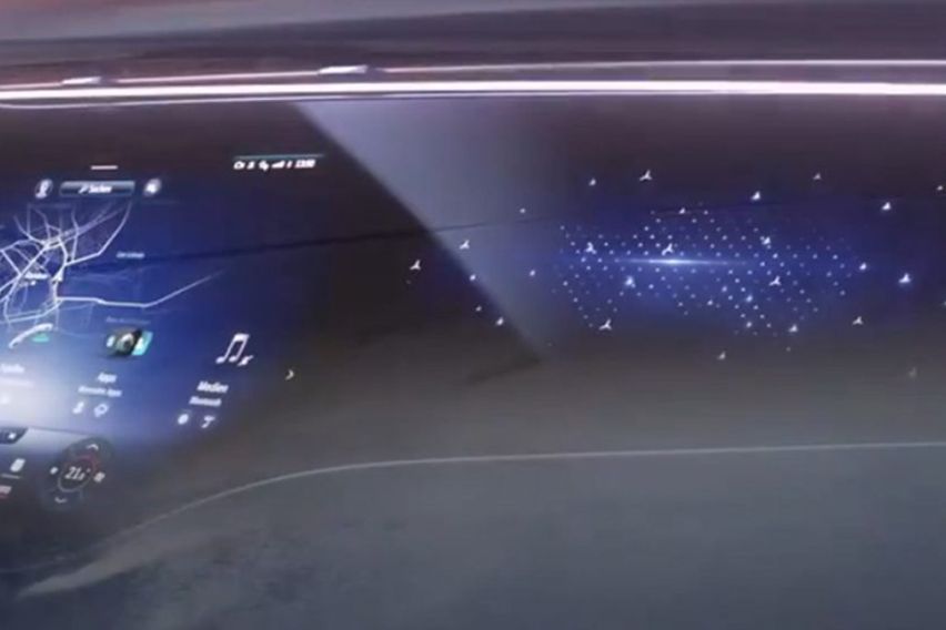 Mercedes MBUX Hyperscreen DISPLAY